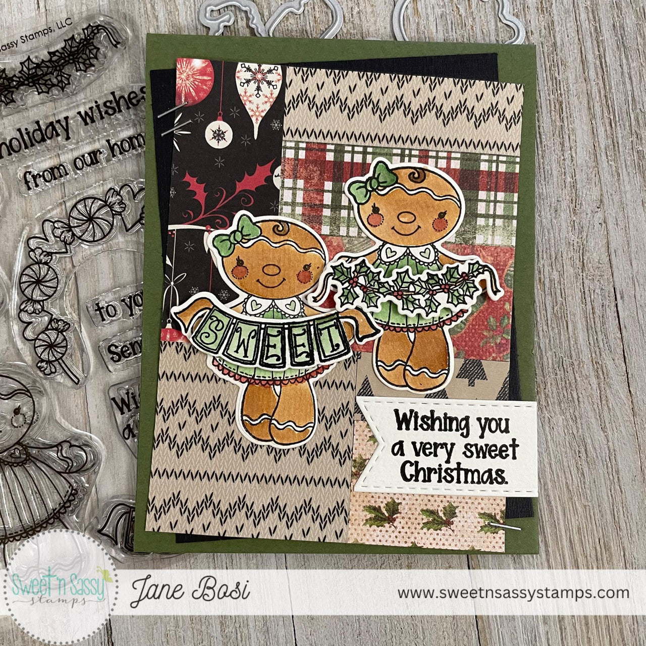 Sweet Holiday Wishes Clear Stamp Set