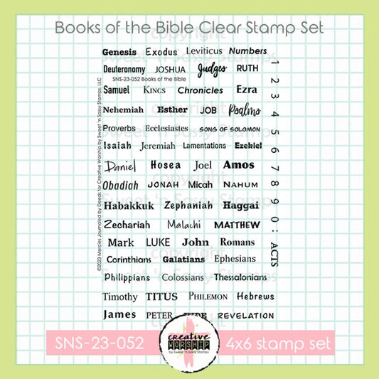 Books of the Bible Clear Stamp Set