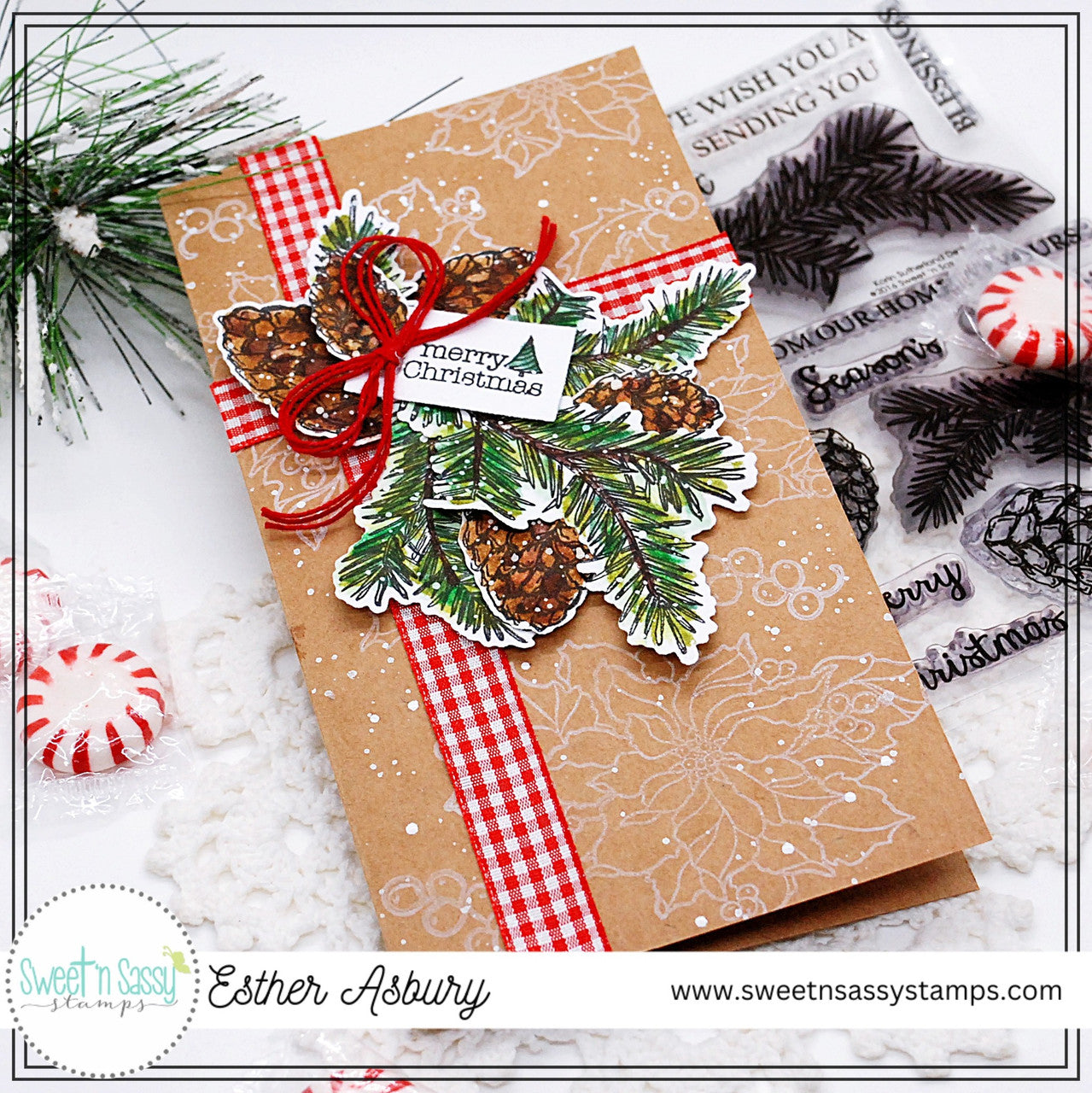 Christmas Pine Clear Stamp Set