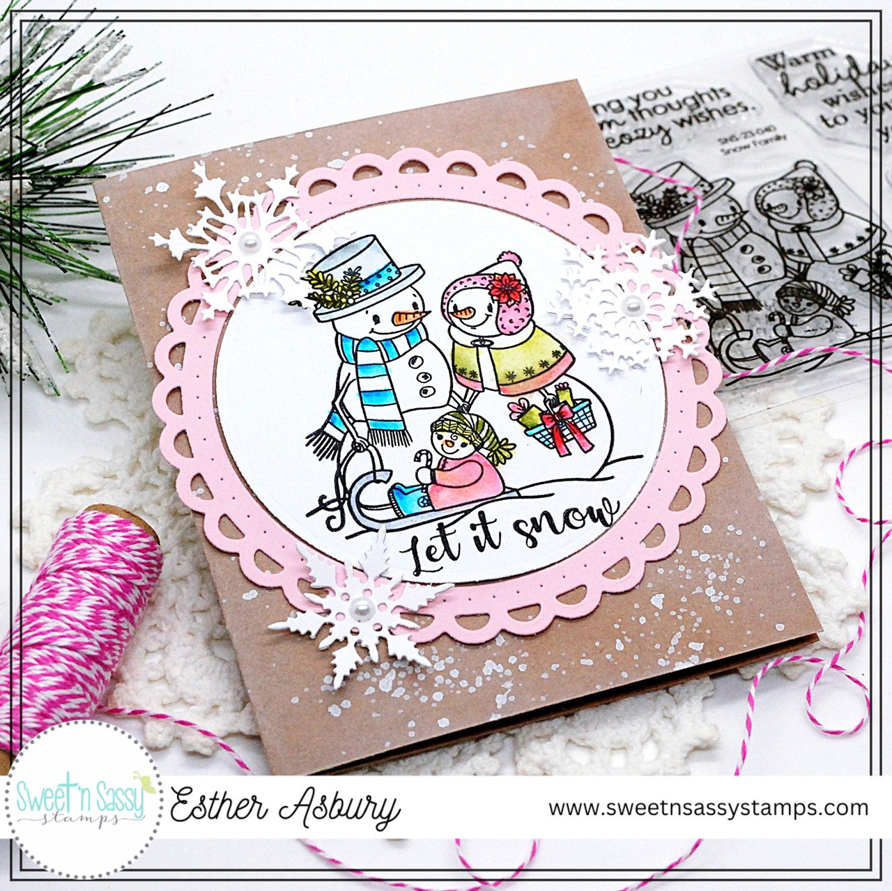 Snow Family Clear Stamp Set