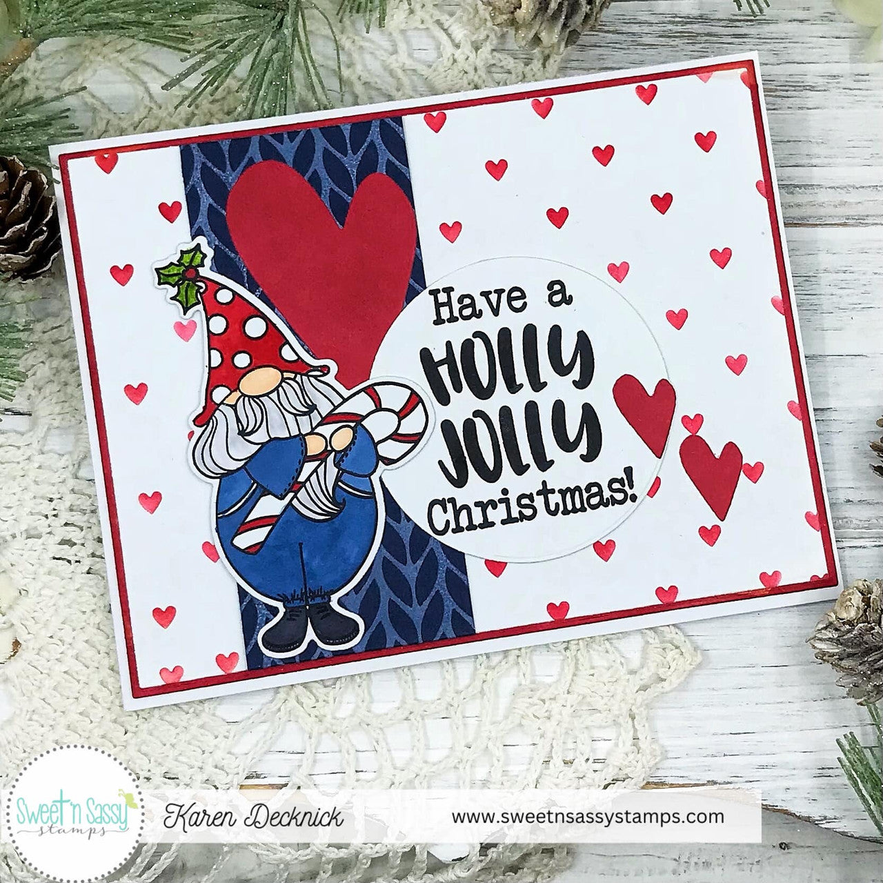 Christmas Gnomes Stamp & Die Bundle