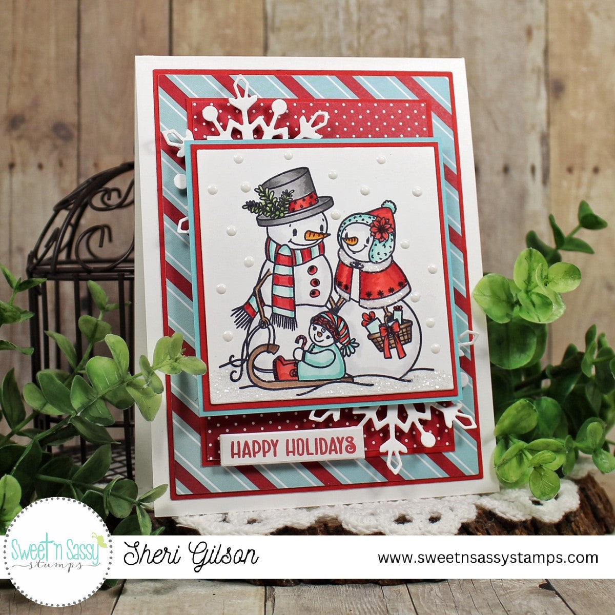 Snow Family Clear Stamp Set