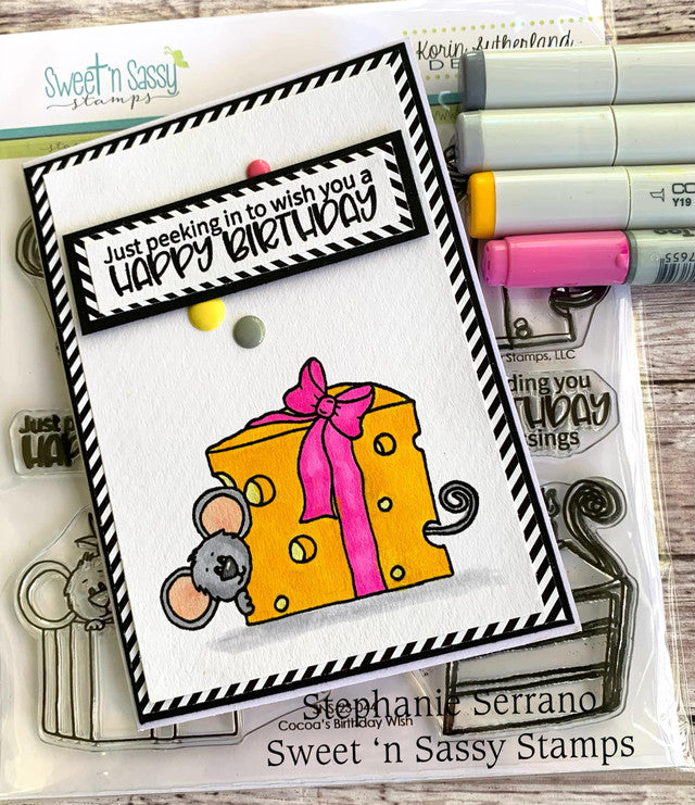 Cocoa's Birthday Wish Clear Stamp Set