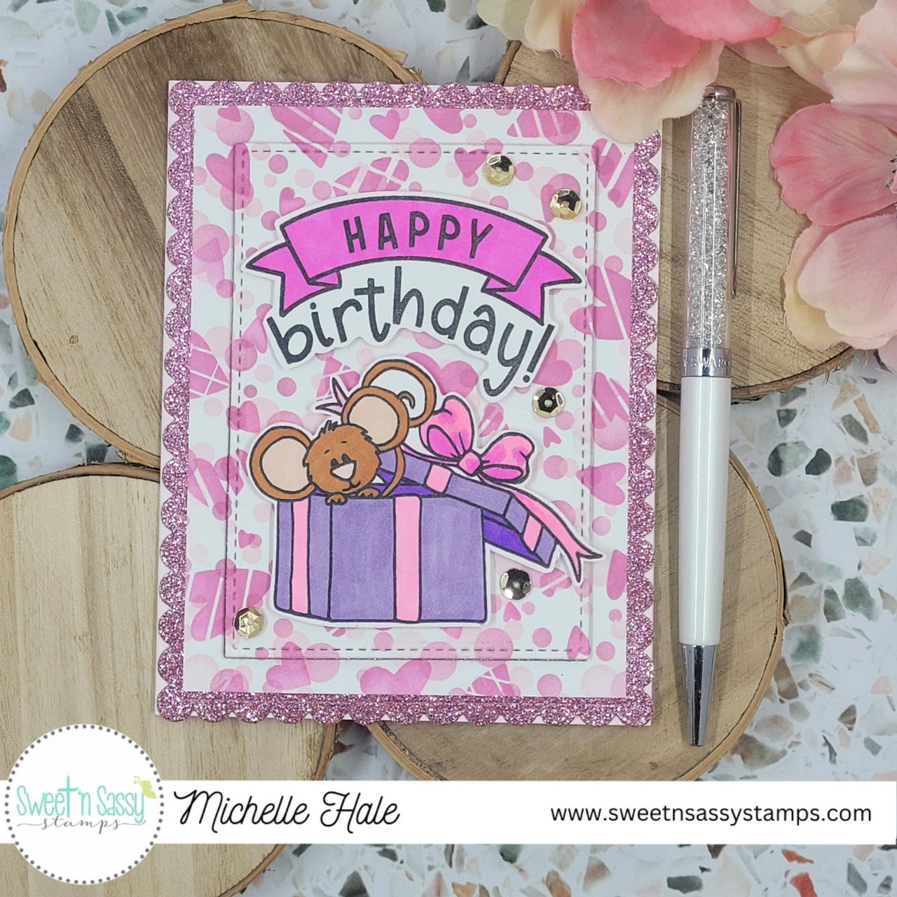 Cocoa's Birthday Wish Clear Stamp Set