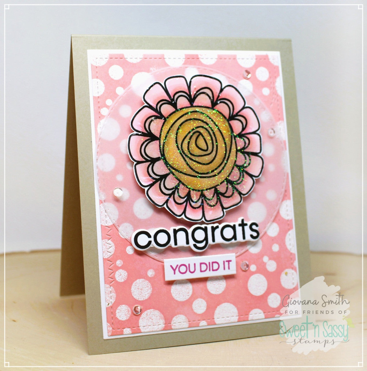 Funky Florals Clear Stamp Set