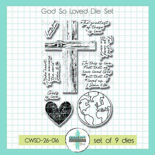 God So Loved Die Set