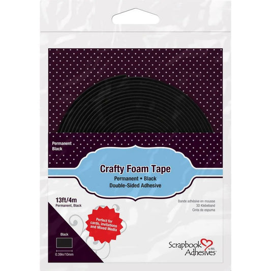 Scrapbook Adhesives Crafty Foam Tape Roll Black
