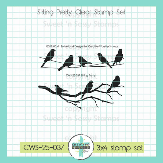 Sitting Pretty Clear Stamp Set