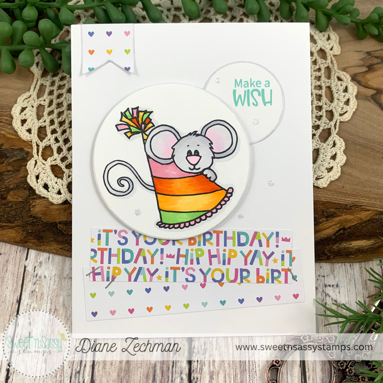 Cocoa's Birthday Wish Clear Stamp Set