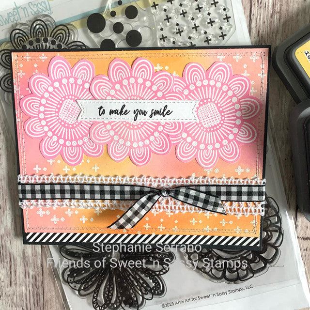 Funky Florals Clear Stamp Set