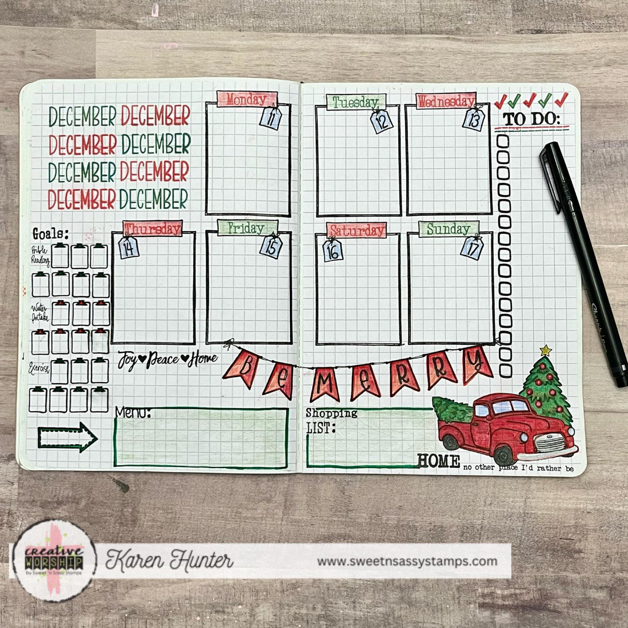 Planner Life Clear Stamp Set