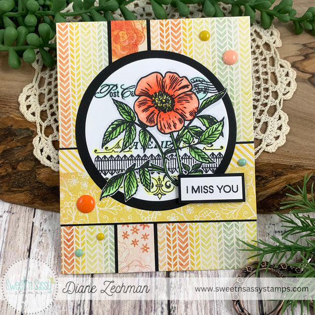 Botanical Collages Clear Stamp Set