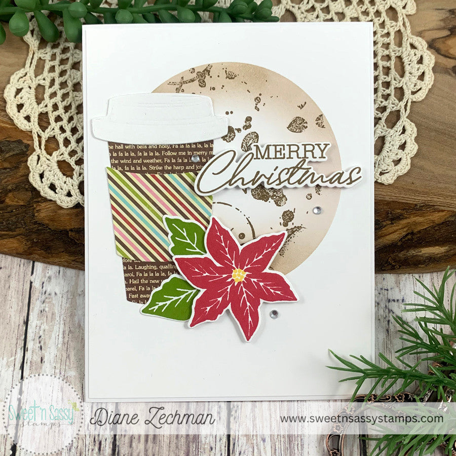 Poinsettia Wishes Clear Stamp Set