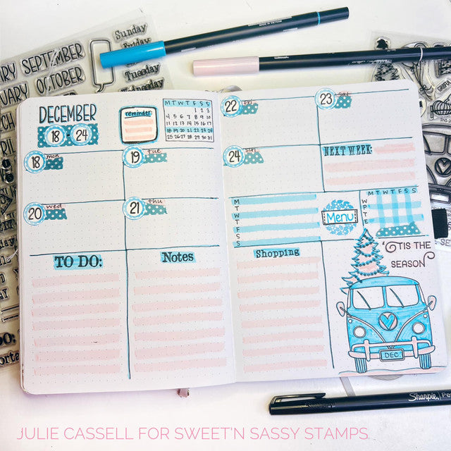 Planner Life Clear Stamp Set