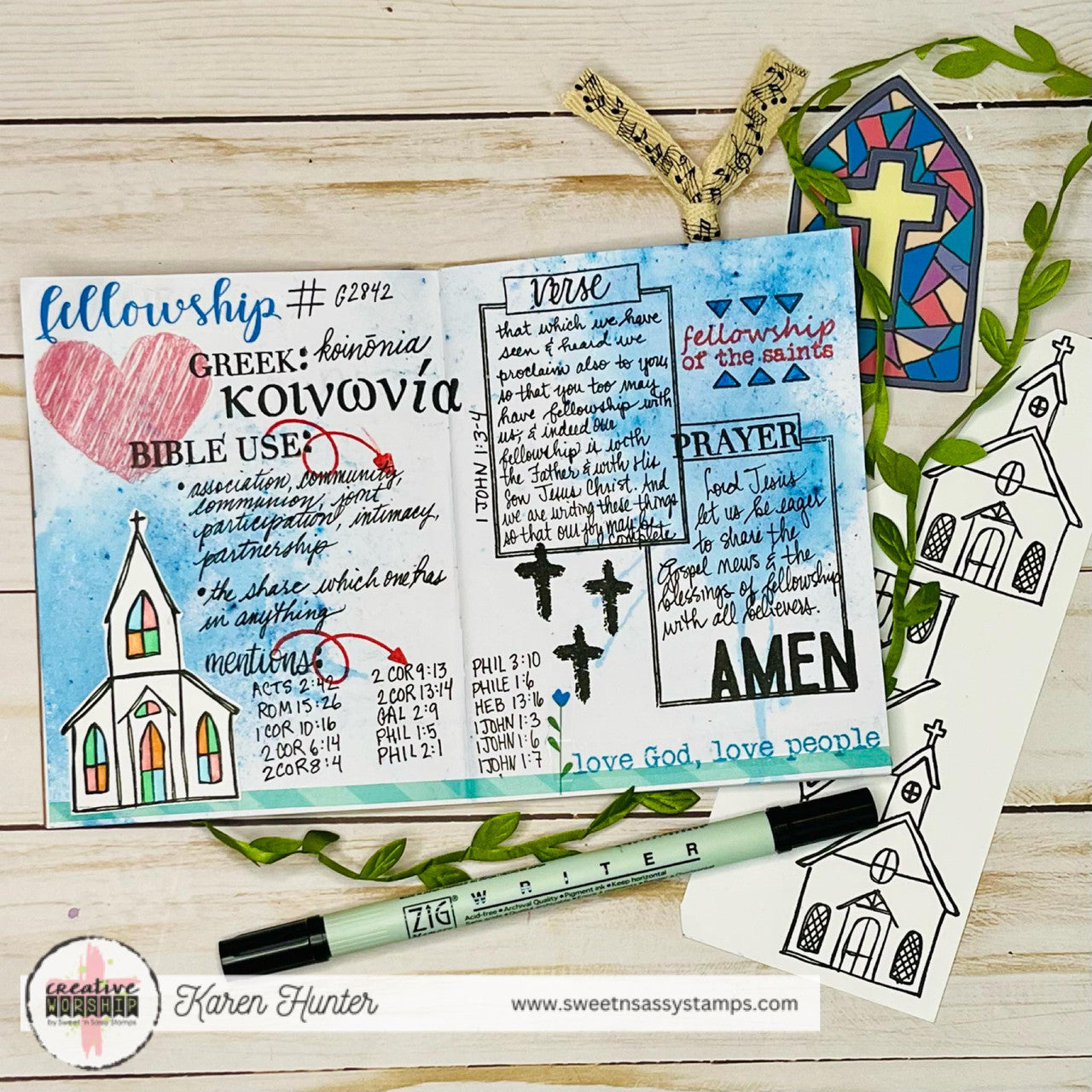 Greek Alpha Clear Stamp Set