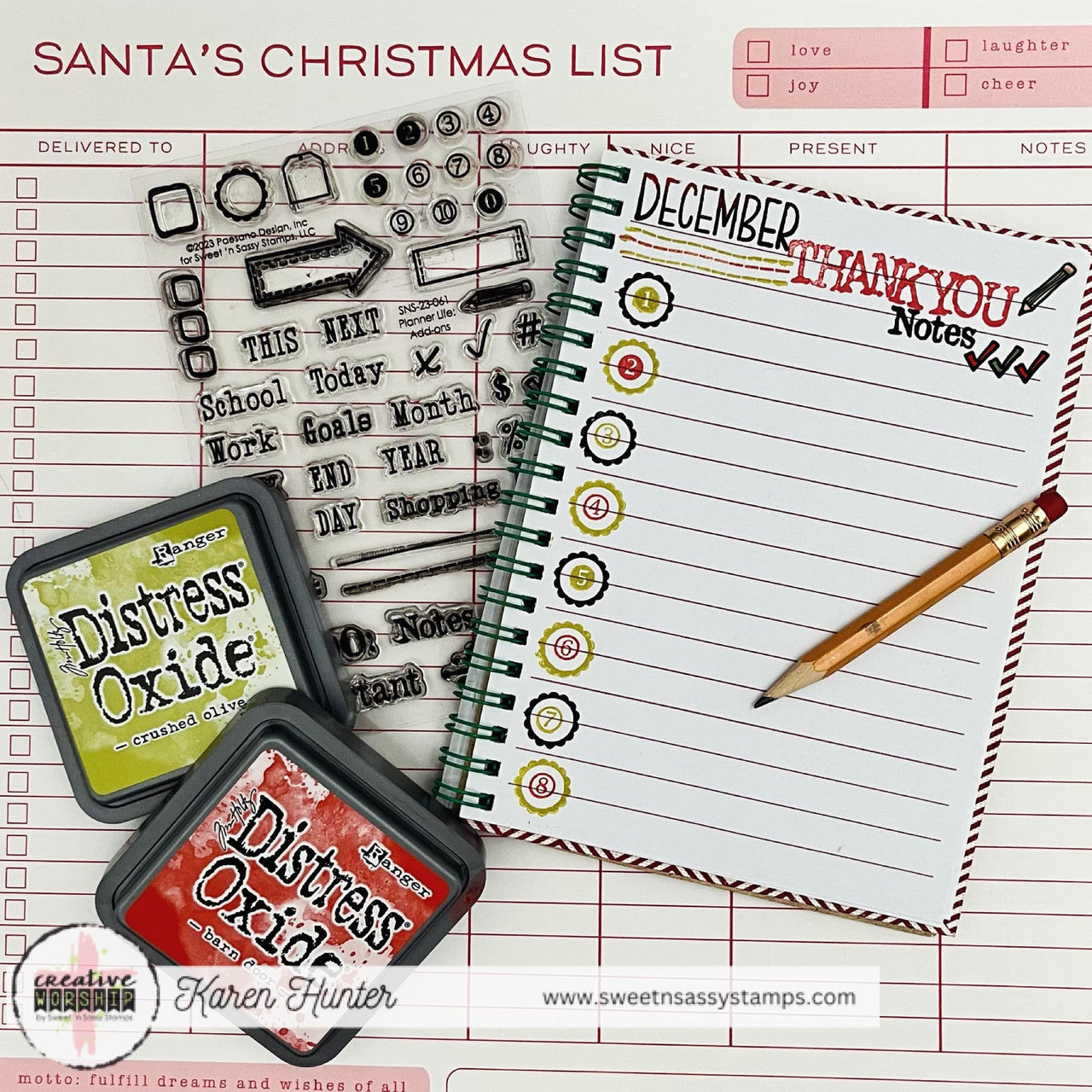 Planner Life Add-ons Clear Stamp Set