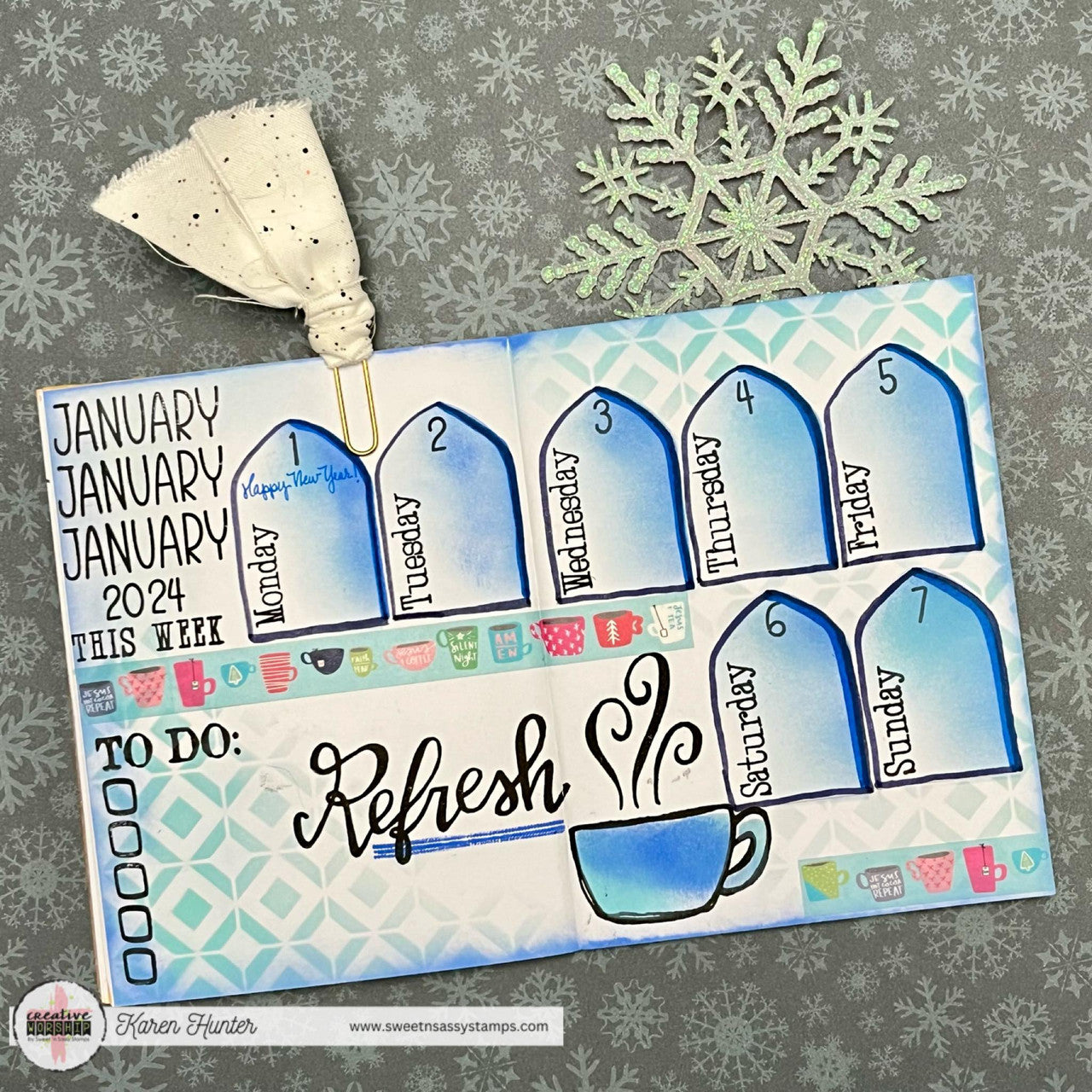 Planner Life Add-ons Clear Stamp Set