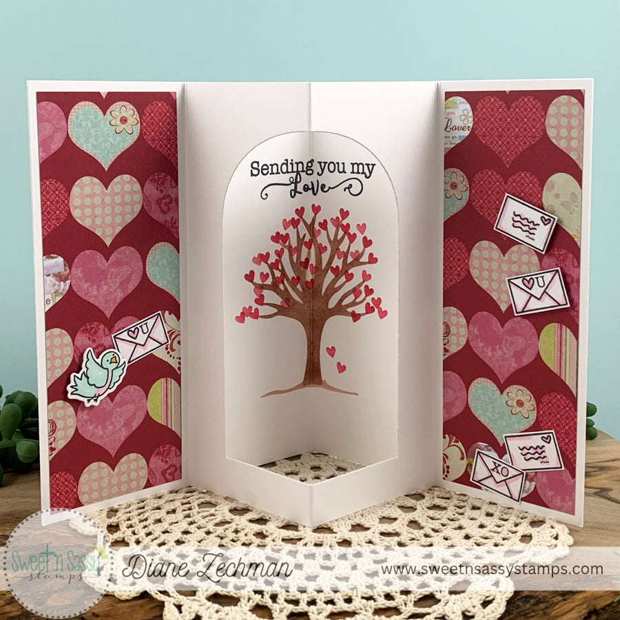 Seasonal Trees Layering Mini Stencil Set