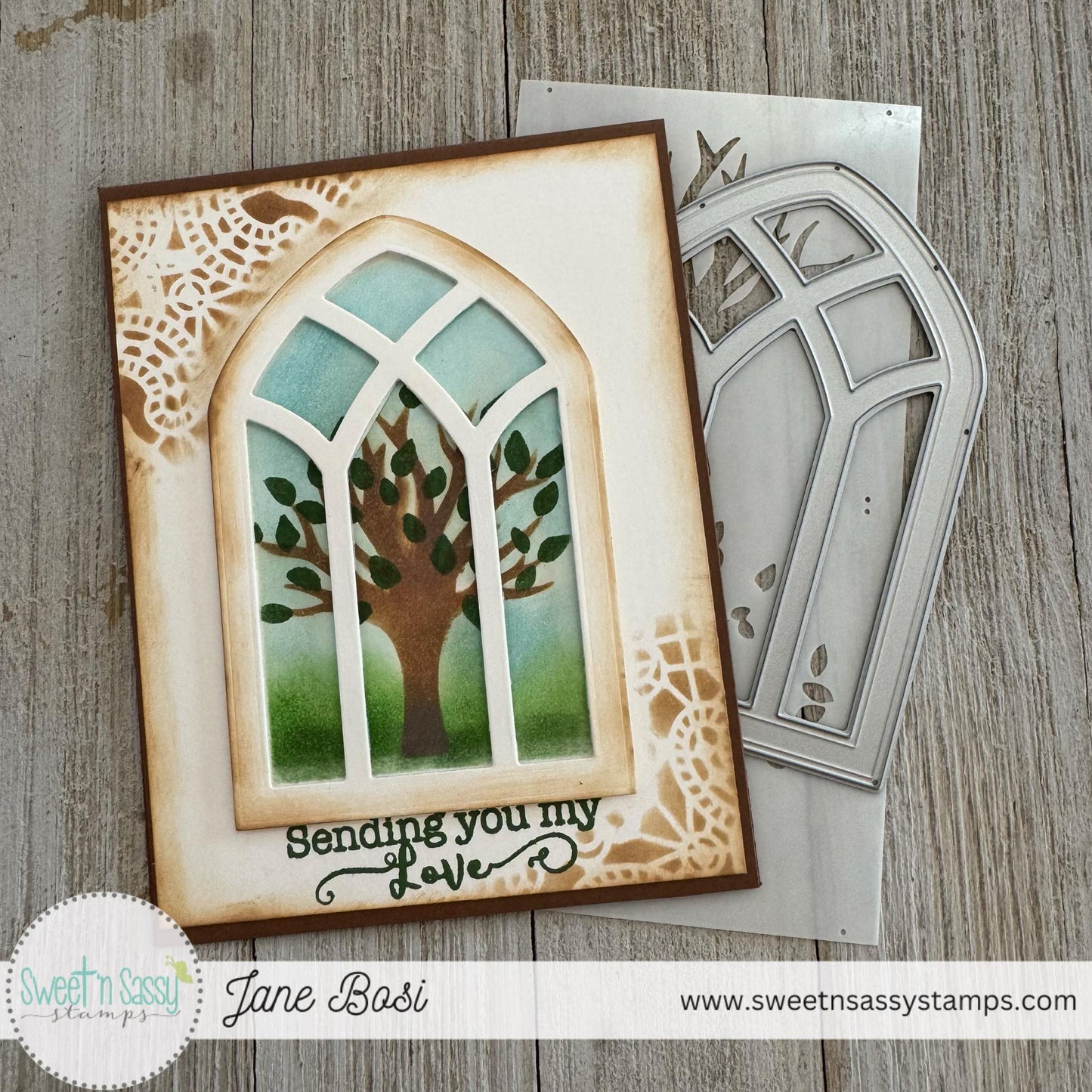 Cathedral Window Stencil and Die Bundle