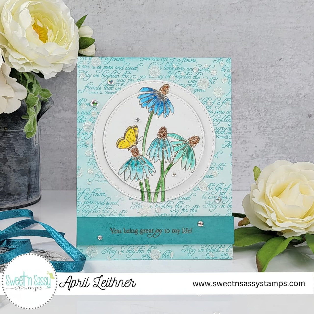 Flowers in Bloom Clear Stamp Set