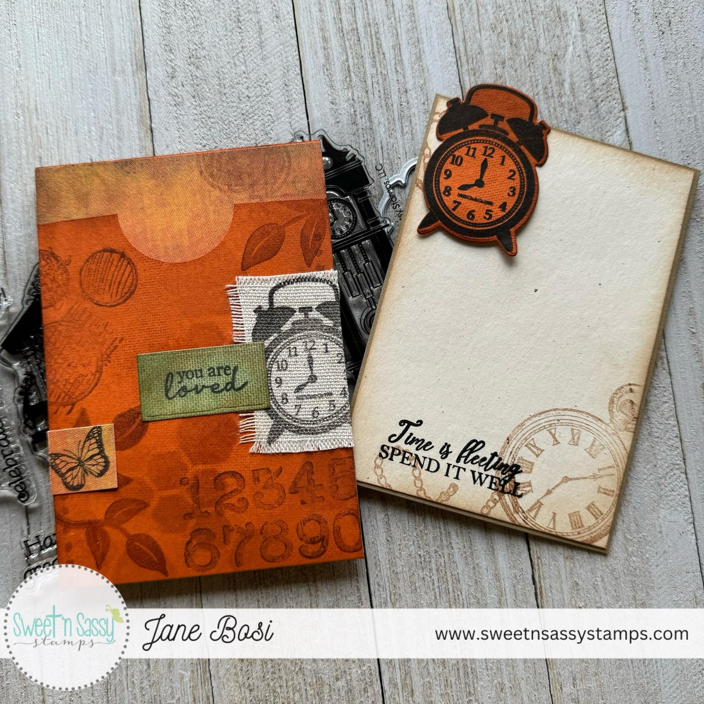 Vintage Clocks Stamp & Die Bundle