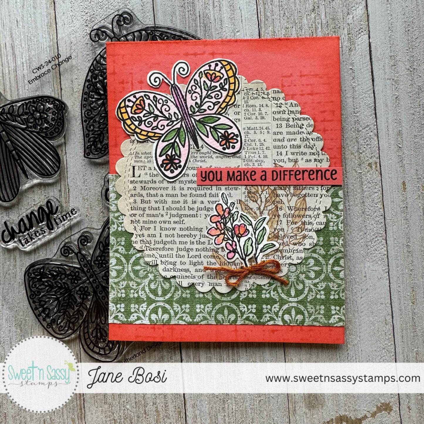 Embrace Change Clear Stamp Set