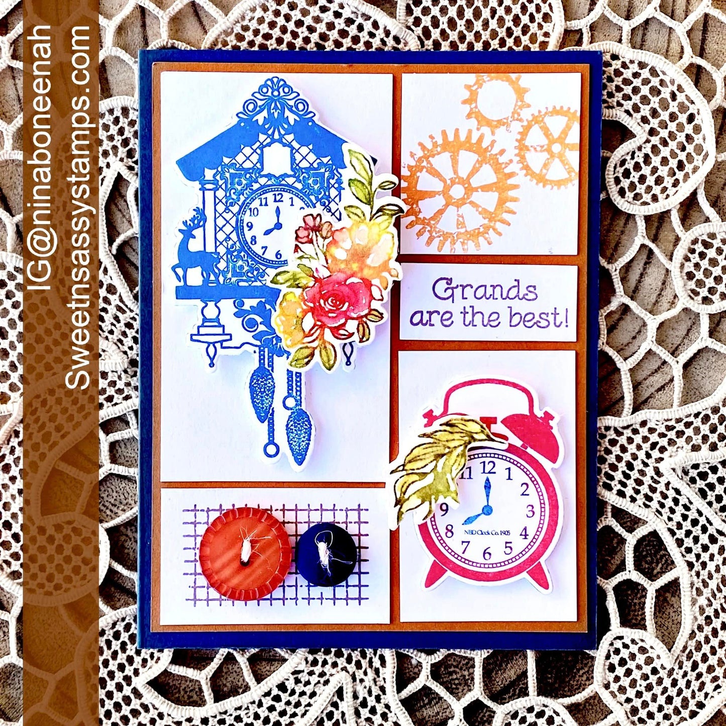 Vintage Clocks Clear Stamp Set