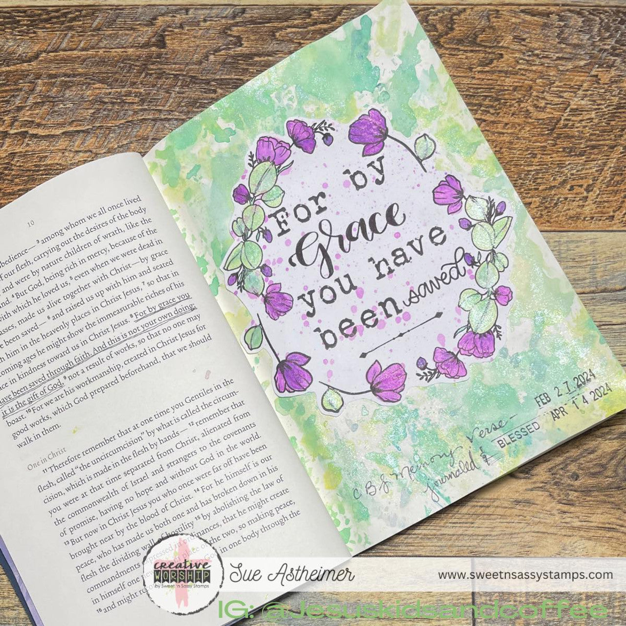 Grace Upon Grace Clear Stamp Set