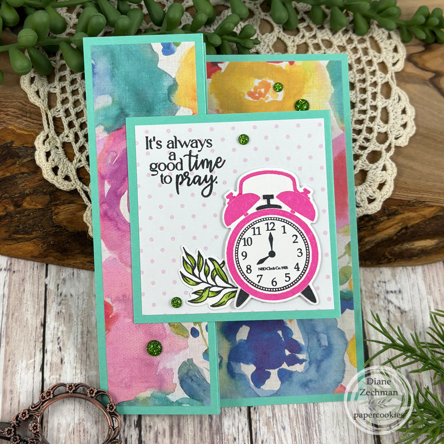 Vintage Clocks Clear Stamp Set