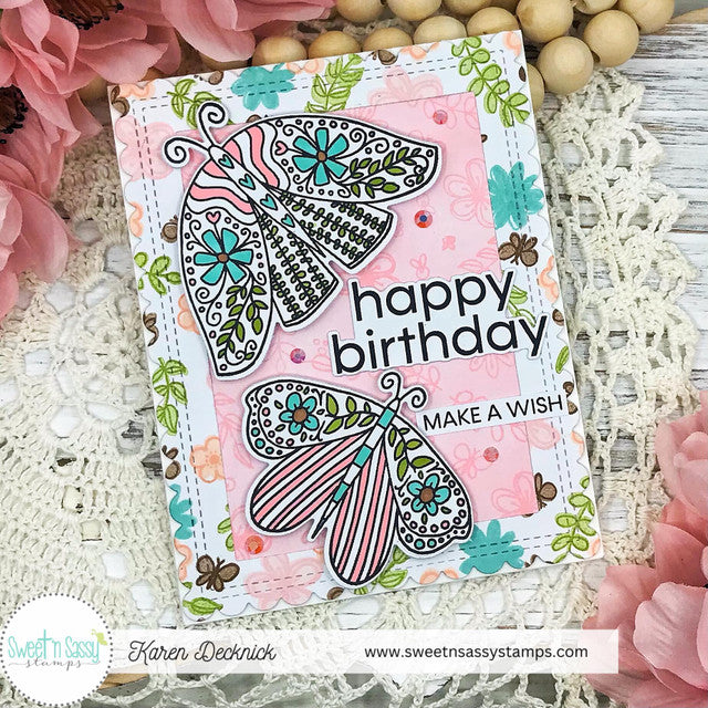 Simple Sentiments Clear Stamp Set