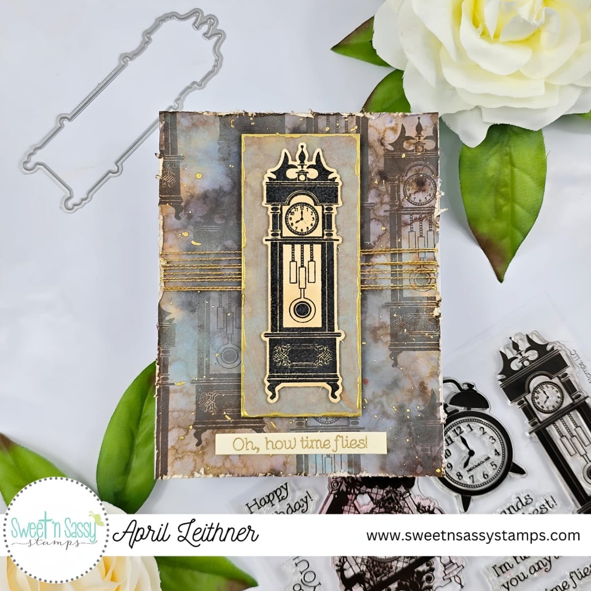 Vintage Clocks Stamp & Die Bundle