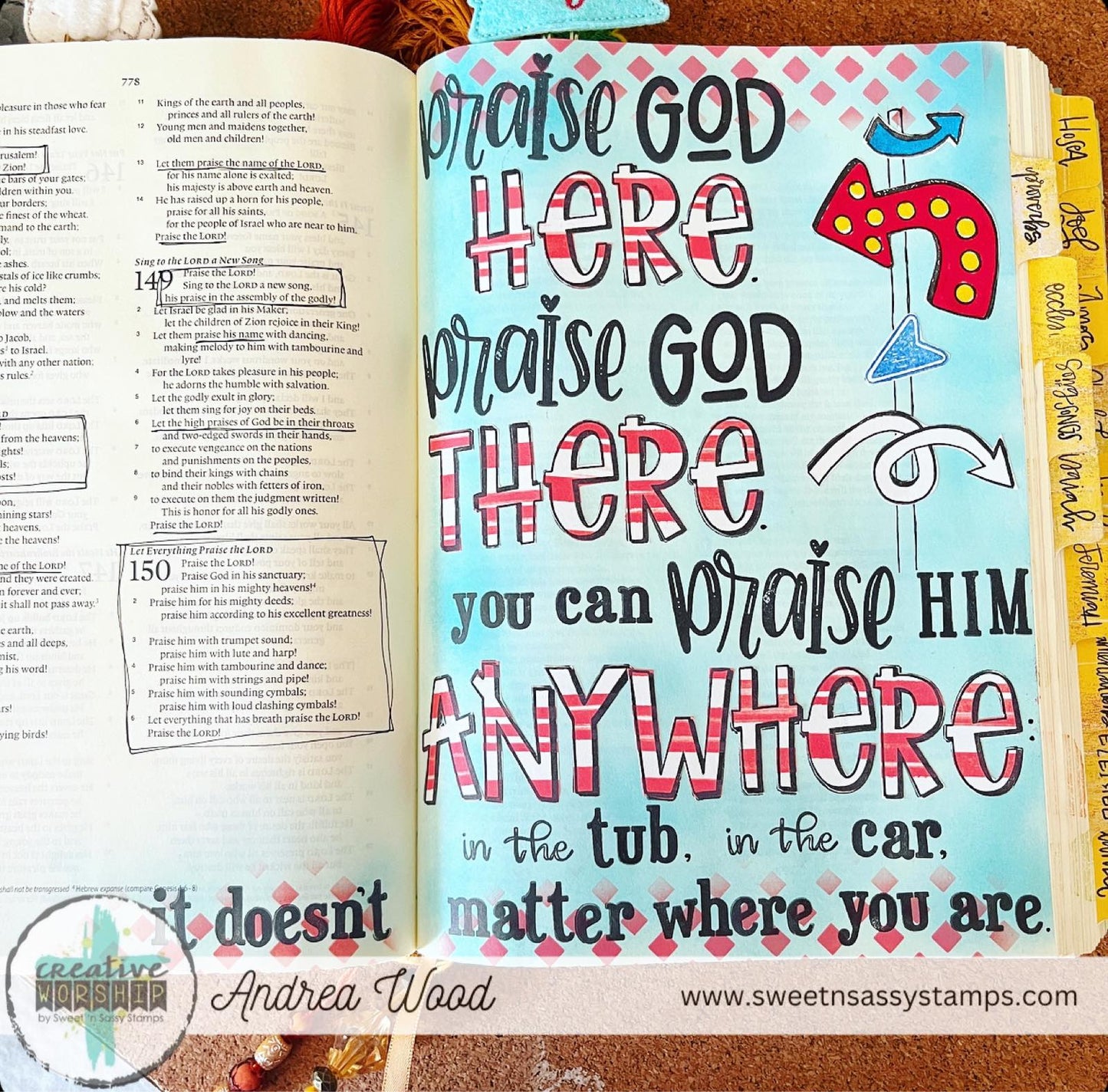 Hope in Him Alpha Clear Stamp Set