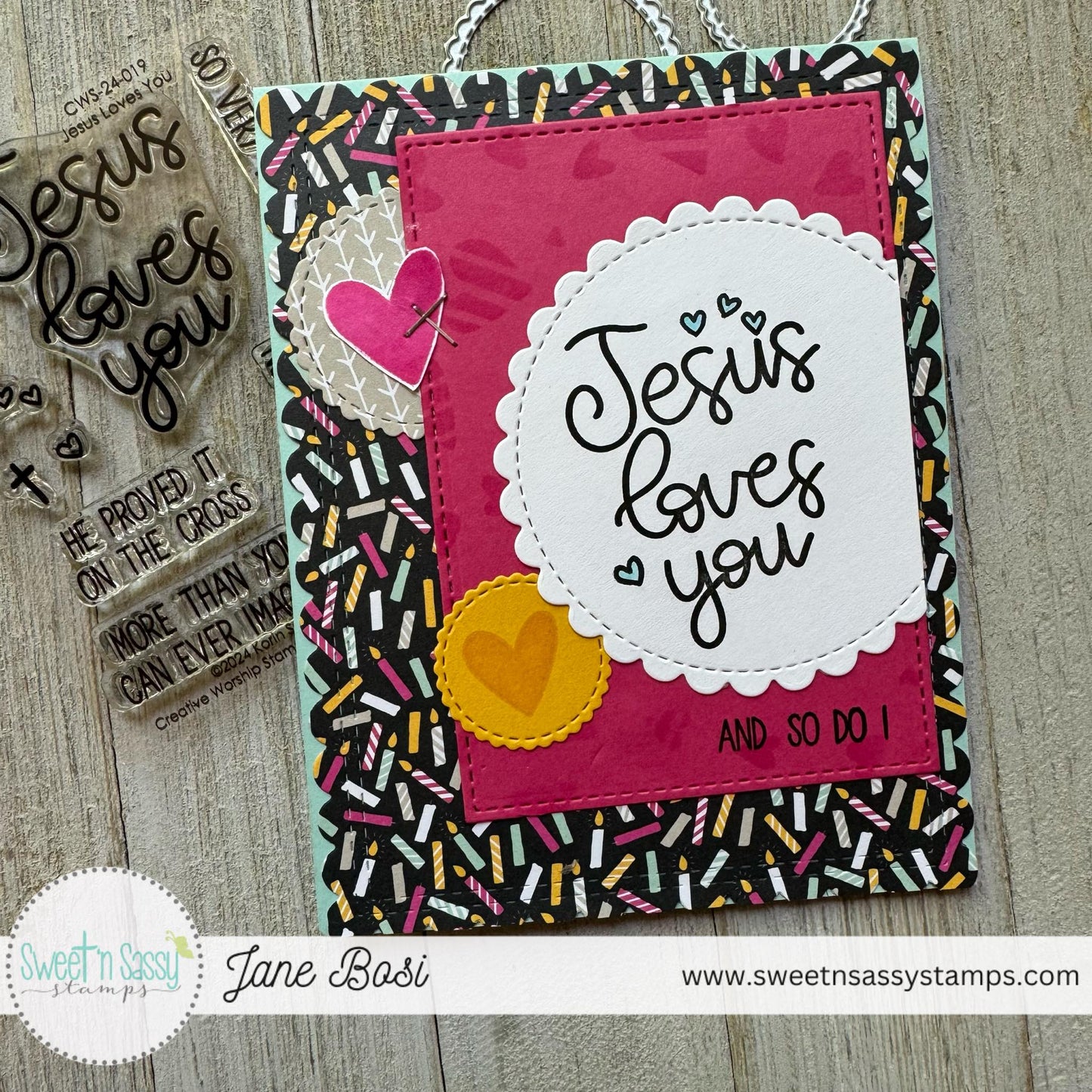 Jesus Loves You Clear Stamp Set