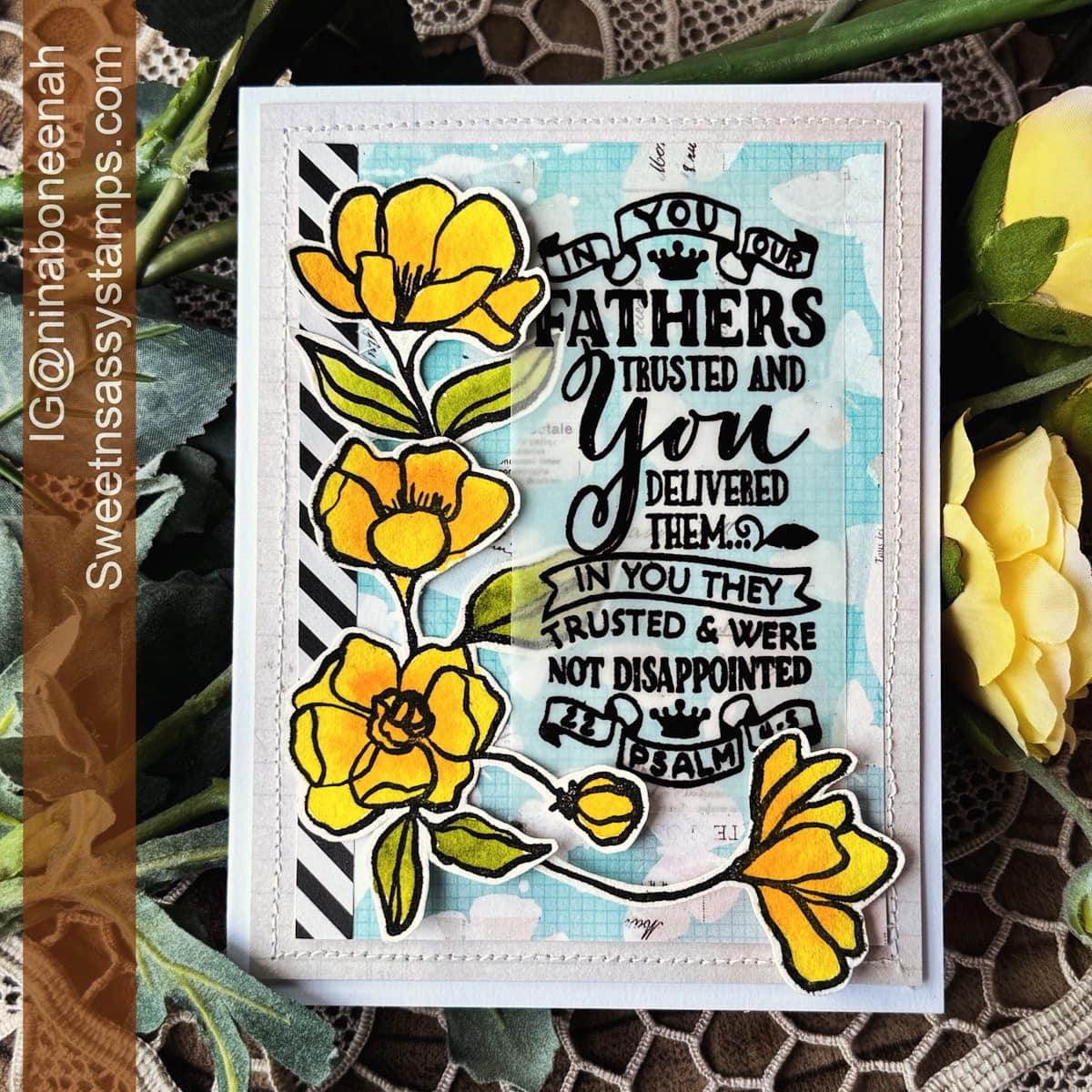 Sketched Florals Clear Stamp Set