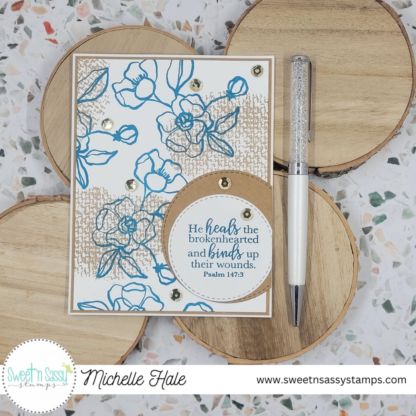 Sketched Florals Clear Stamp Set