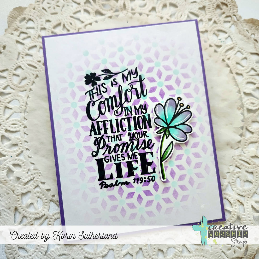 Diamond Floral Layering Stencil Set