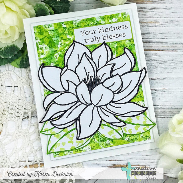 Fantastic Flowers Clear Stamp Set