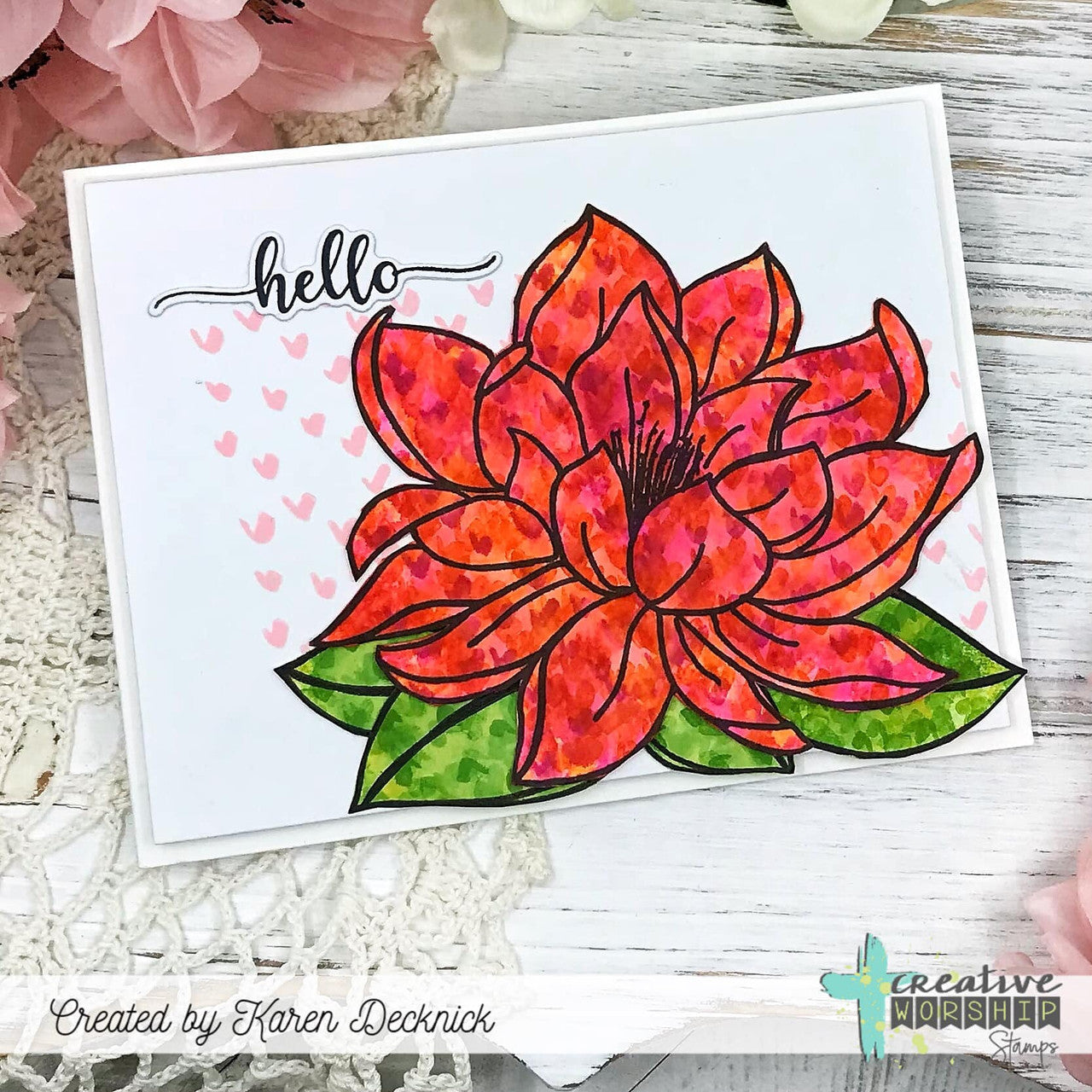 Fantastic Flowers Clear Stamp Set