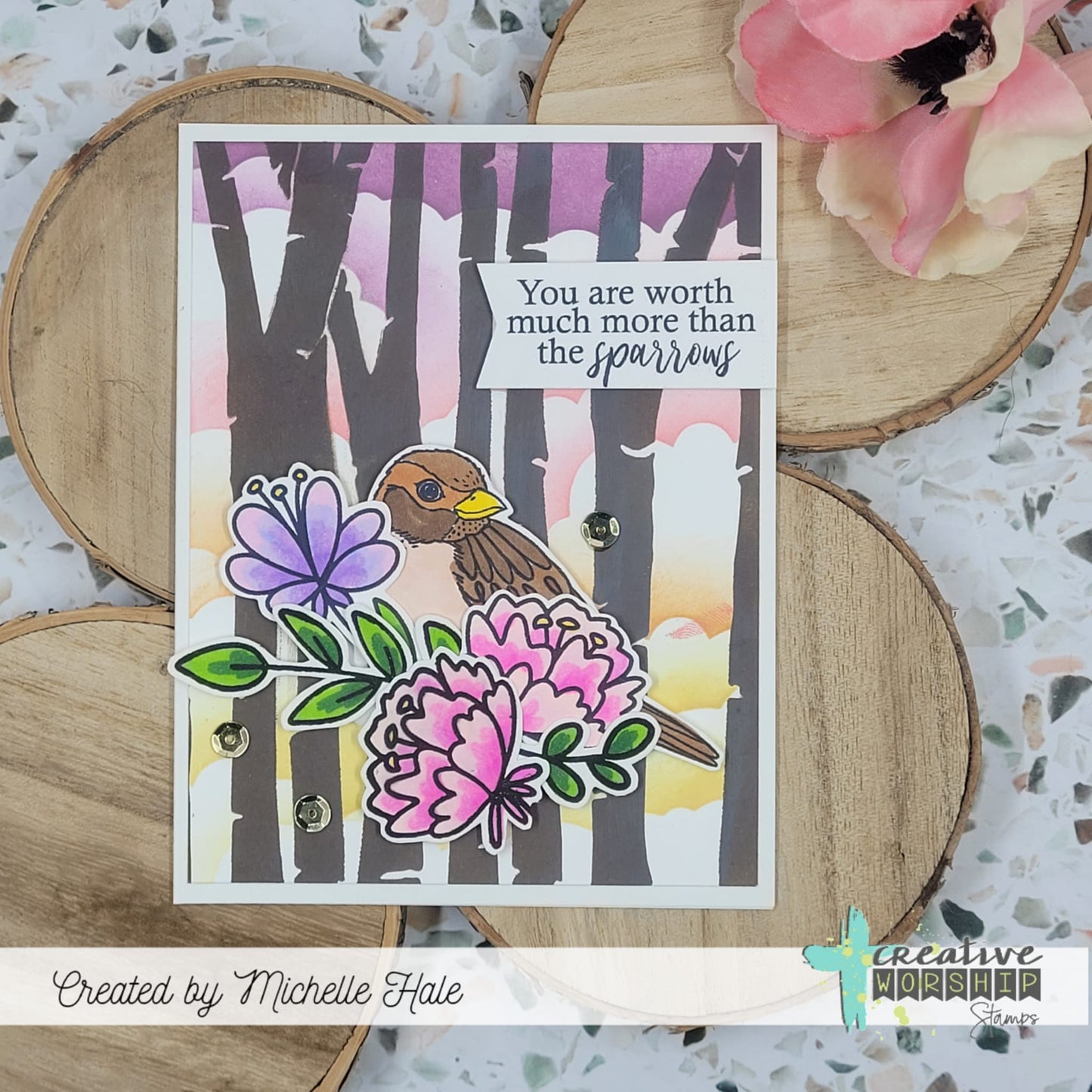 More Than Sparrows Clear Stamp Set