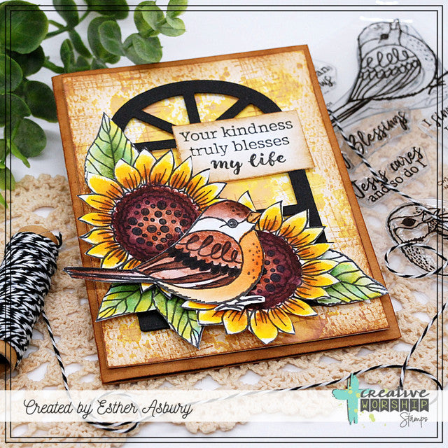 Like a Sunflower Clear Stamp Set