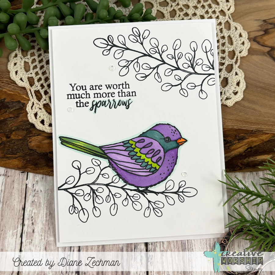 More Than Sparrows Clear Stamp Set