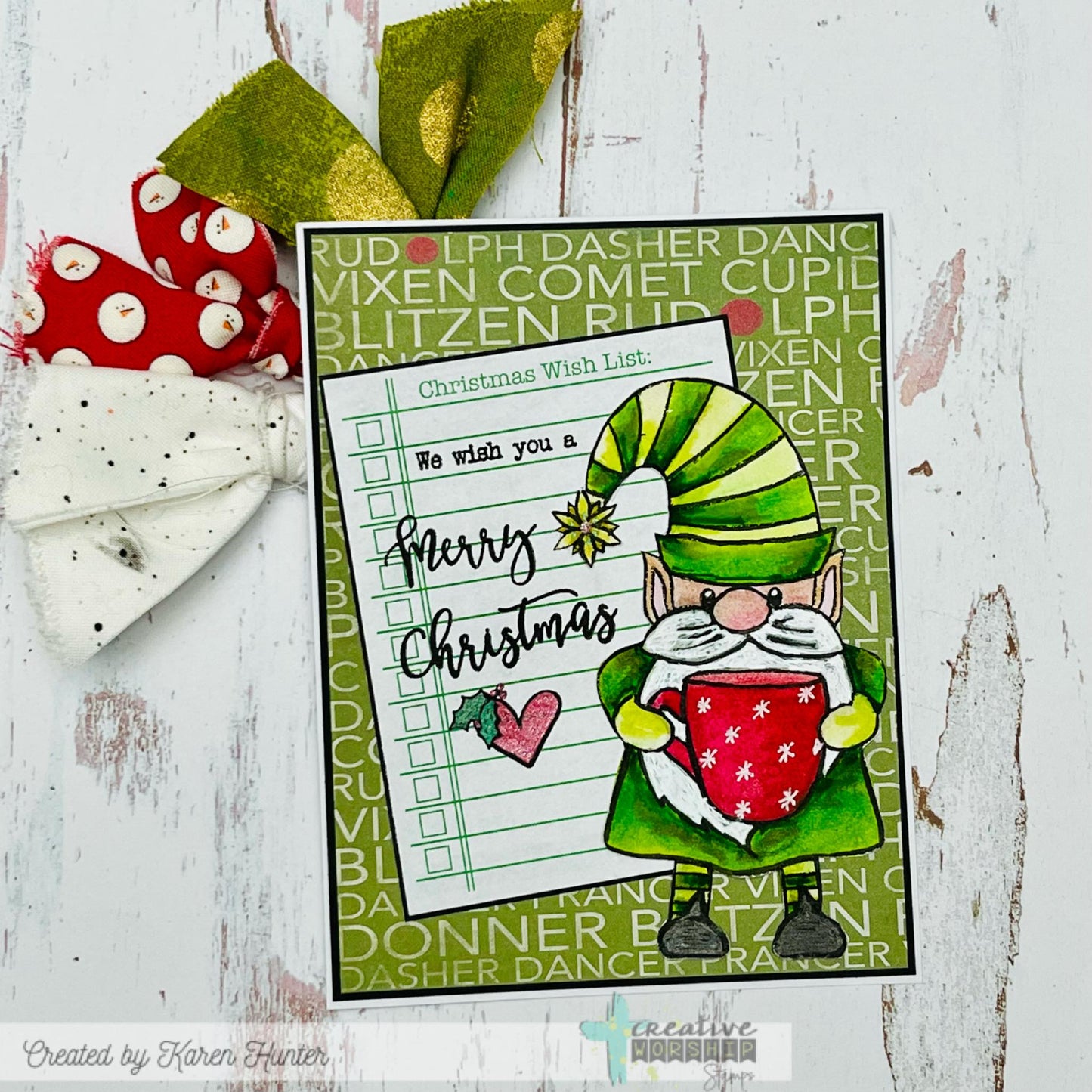 Christmas Wish List Clear Stamp Set