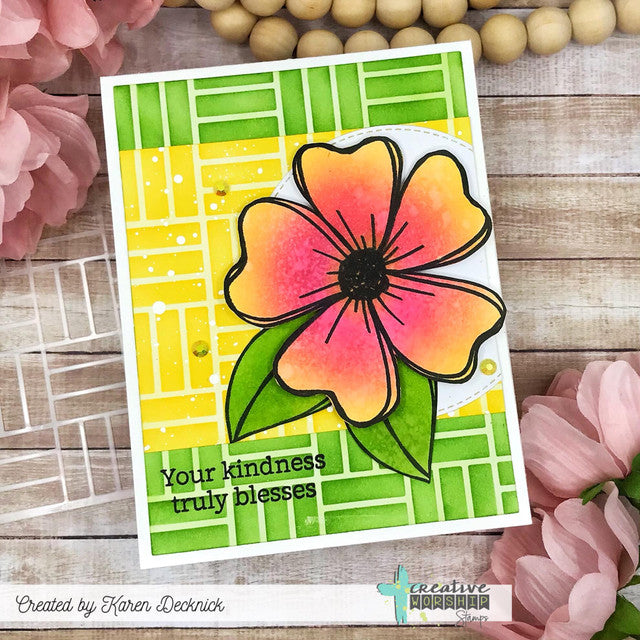 Fantastic Flowers Clear Stamp Set