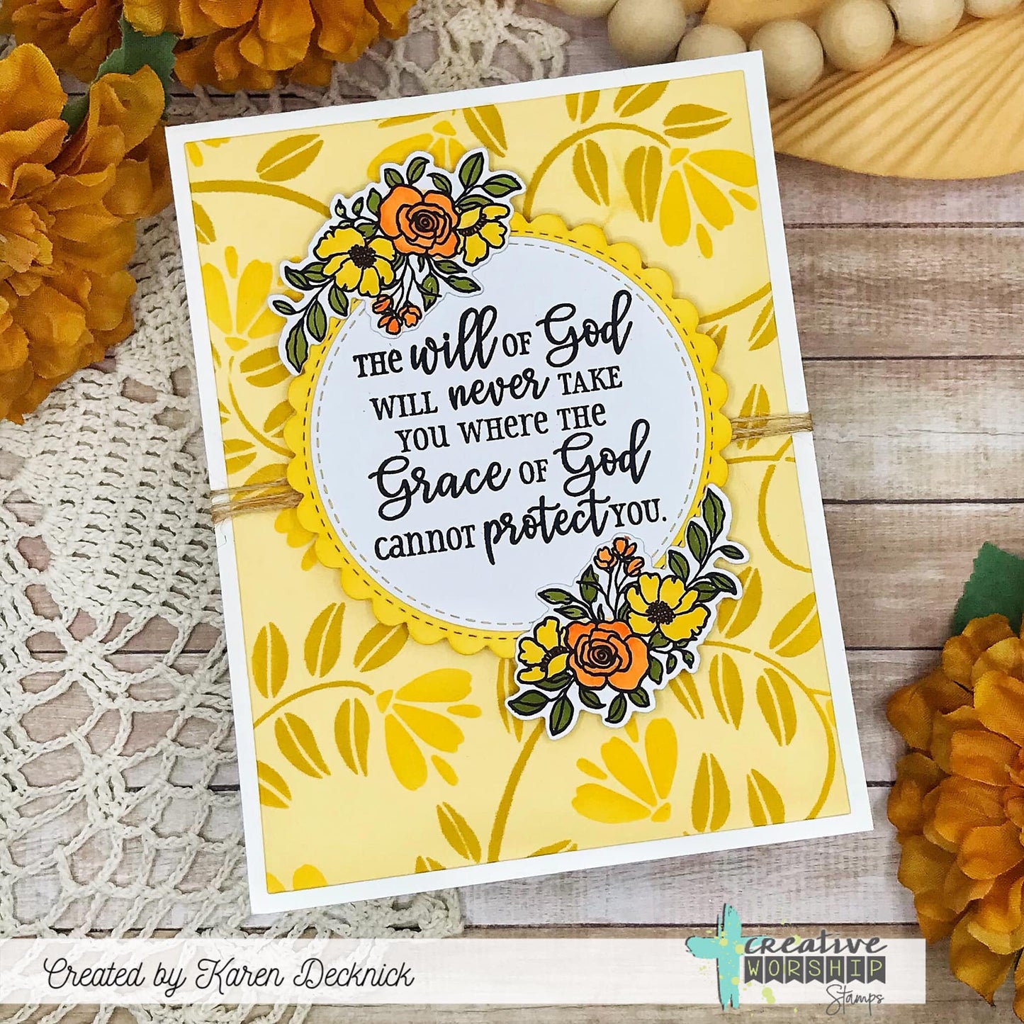 Floral Flourishes Layering Stencil Set