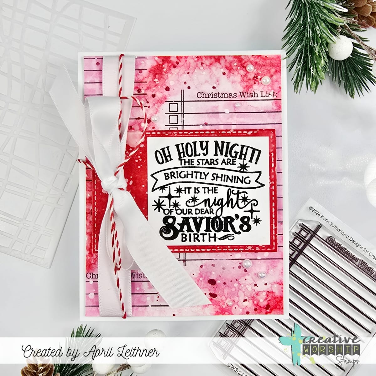 Christmas Wish List Clear Stamp Set