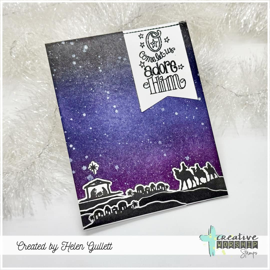 Scene Silhouettes: Jesus is Born Clear Stamp Set