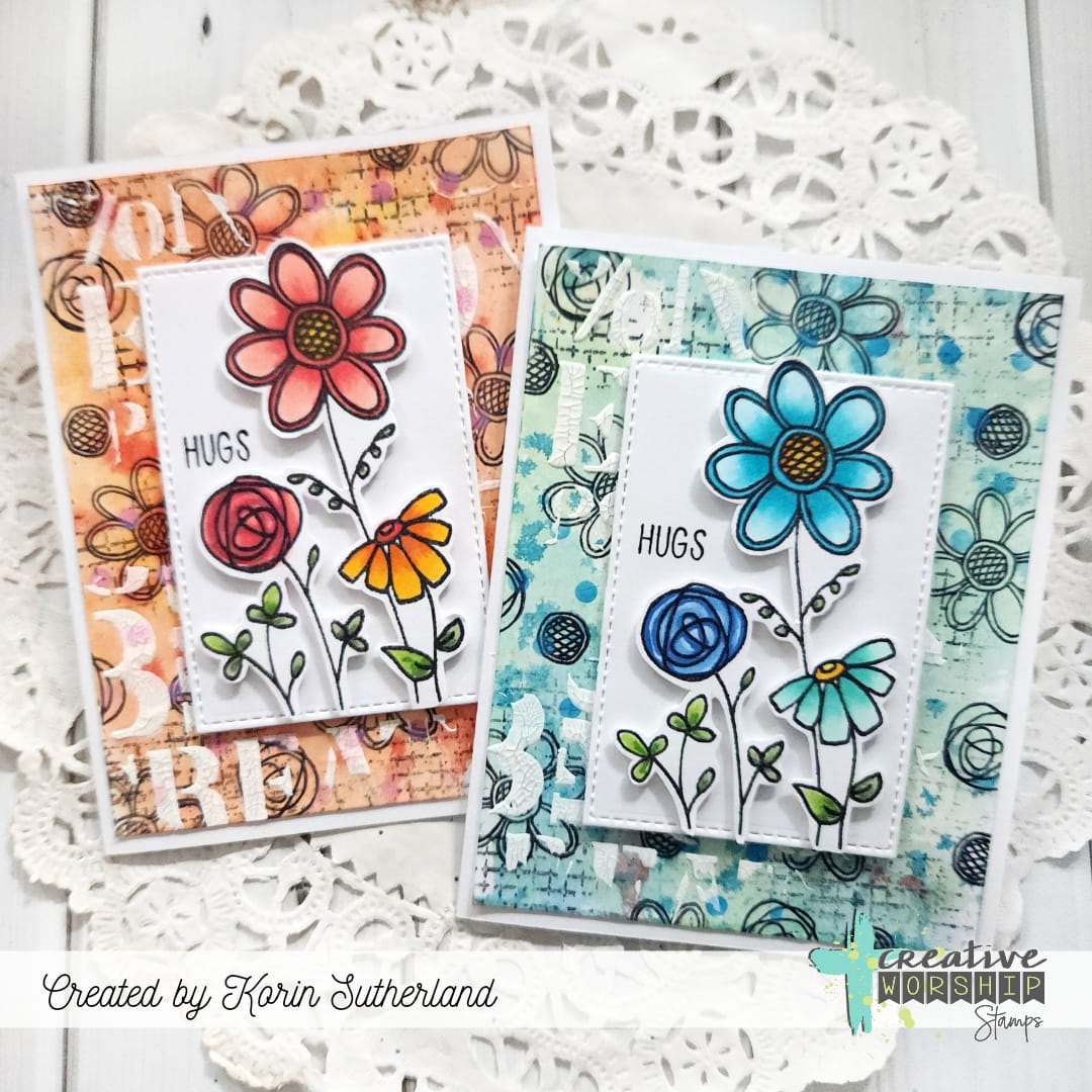 Sunshine & Flowers Clear Stamp Set