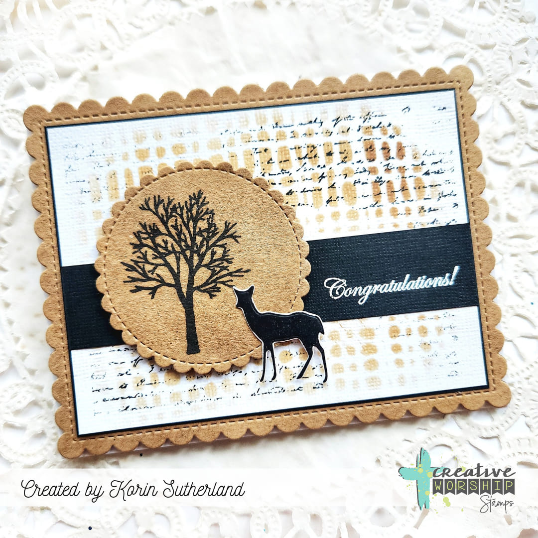 Forest Silhouettes Clear Stamp Set