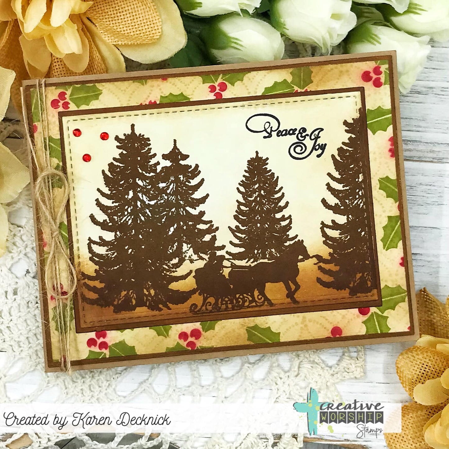 Holly Layering Stencil Set