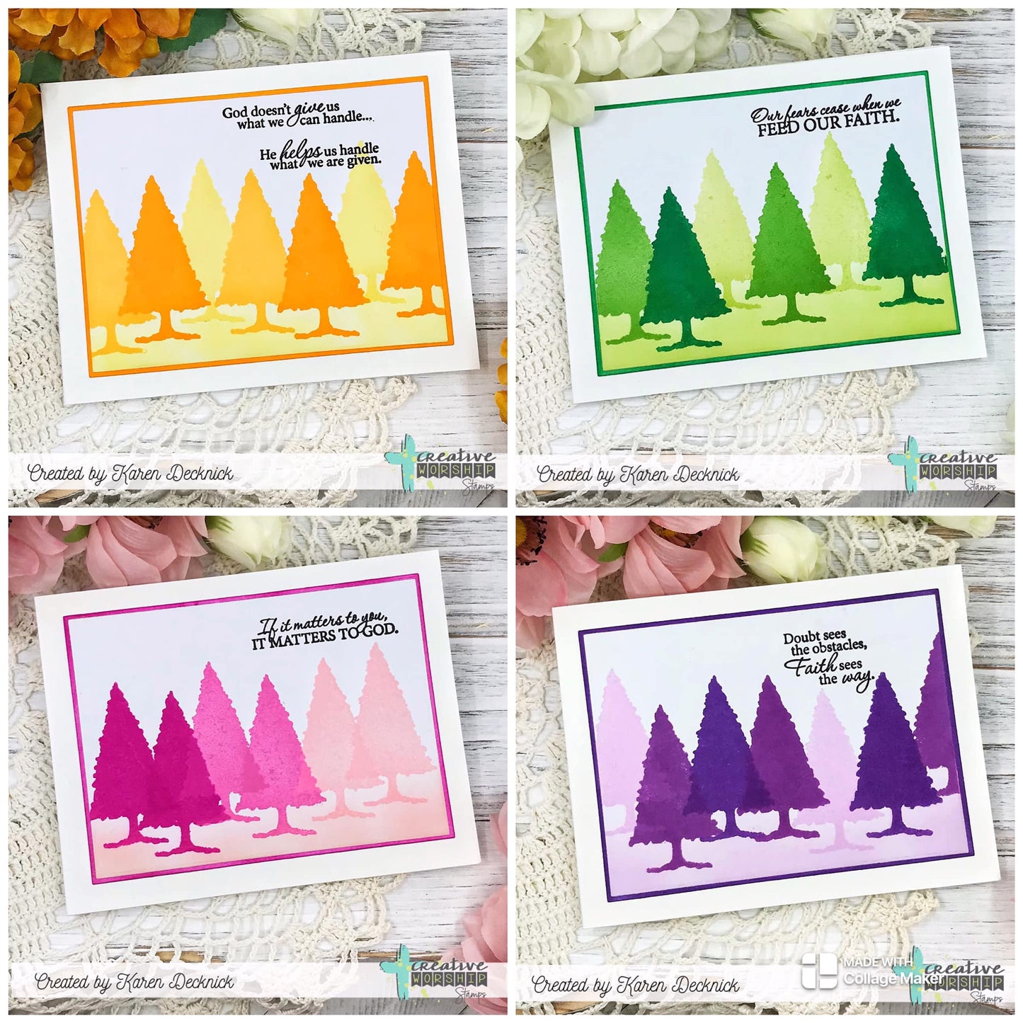 Forest Silhouettes Clear Stamp Set